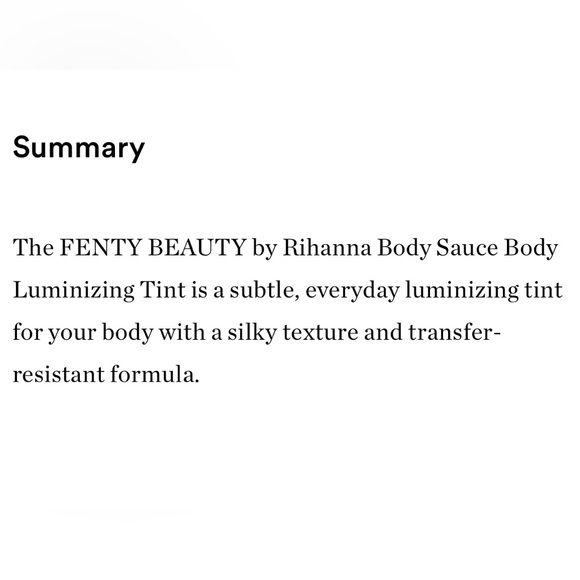Fenty Beauty by Rihanna Body Sauce | Body Luminizing Tint New - Picture 7 of 7